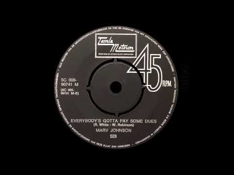 Marv Johnson - Everybody's Gotta Pay Some Dues