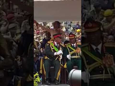 Mary Chiwenga dancing to Kutonga Kwaro