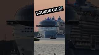Star Of The Seas HORN | World's LARGEST cruise ship