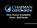 Onyx Collection Shower Installation by Chapman Custom Baths in Carmel, IN