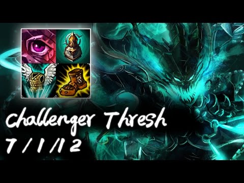 Challenger Thresh Sup vs Zyra | Sup Carry | Korea High Elo Replays