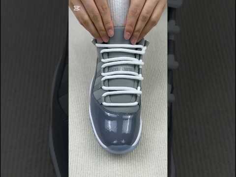 how to style your Jordan 11 laces (Best Way) #lace #tutorial