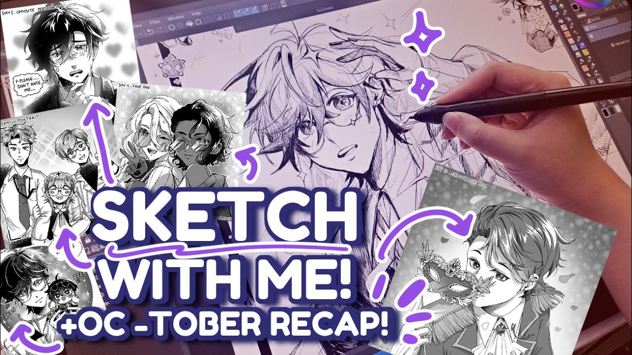 OC-TOBER RECAP! + DOODLING SESSION~