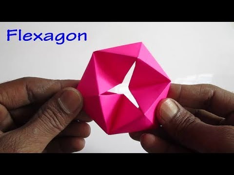 Paper Flexagon - How to make a Flexagon with Paper