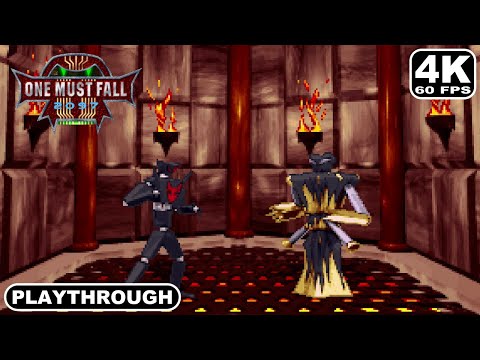 One Must Fall 2097 (MS-DOS Gameplay / Playthrough / No Commentary / 4K 60fps)