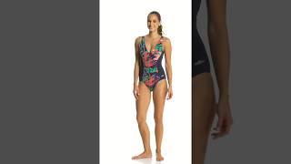 Download lagu Dolfin Aquashape Women's Lanai Shirred One Piece Swimsuit | SwimOutlet.com mp3