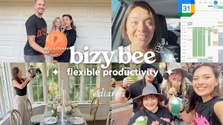 Flexible Productivity During an EXTRA Busy Week in the Life using Google Calendar as Dancer + Mom