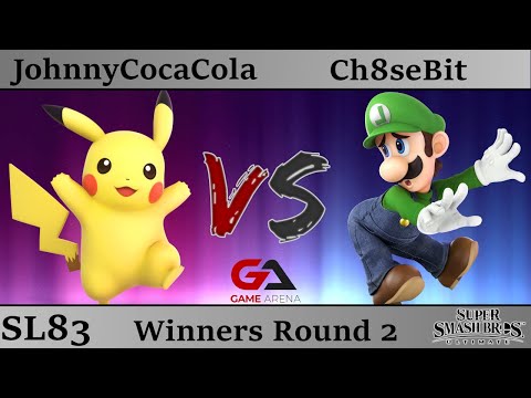 SmashLAN'd 83 - Winners Round 2: JohnnyCocaCola (Pikachu) vs Ch8seBit (Luigi)