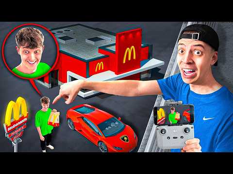 LUKAS 24 STUNDEN heimlich mit DROHNE verfolgen! 😬 (peinlich)