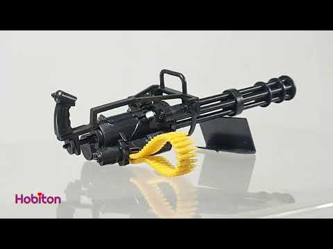 4D Gatling Gun M134 1/6 Scale Modelkit DIY Kitbash Machine Gun for Action Figure