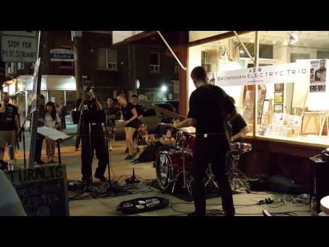 Brownman Electryc Trio @ Toronto Beaches Jazz Festival Street Fest July 29 2017.