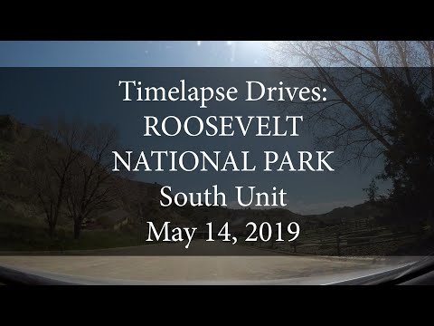 Timelapse Drives:  Roosevelt National Park (South Unit)