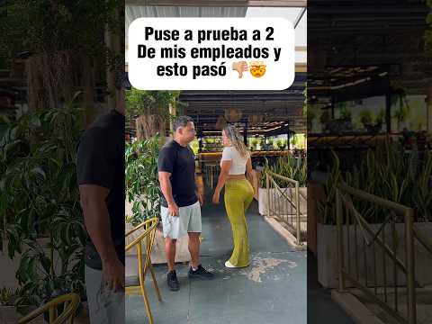 Puse a prueba a dos  empleados y esto pasó #viral #reels #empleados #dinero #lealtad #confianza