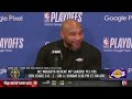 Darvin Ham POSTGAME INTERVIEWS | Los Angeles Lakers loss to Denver Nuggets 112-105 in Game 3