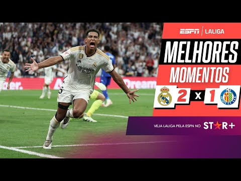 Gols e lances de Real Madrid x Getafe