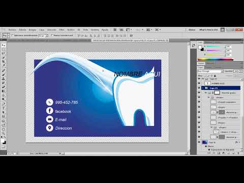 Business Card Design  - tarjetas de presentacion odontologia  (photoshop, ,AI) editables gratis
