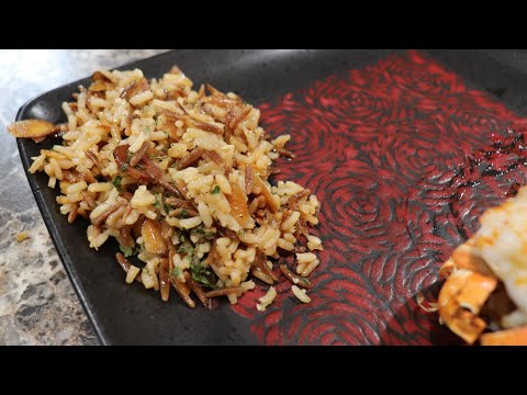 Best Rice Pilaf with Roasted Almonds!