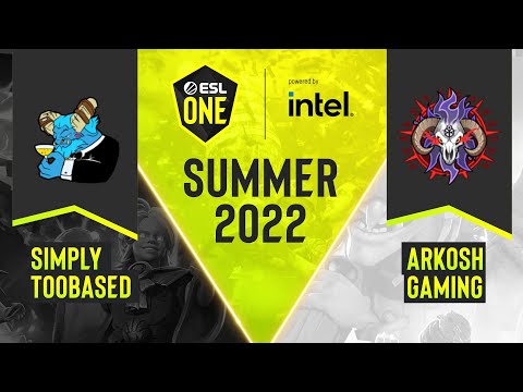 Dota2 - Simply TOOBASED vs. Arkosh Gaming - Game 2 - DPC NA Tour 3 - ESL One Summer 2022