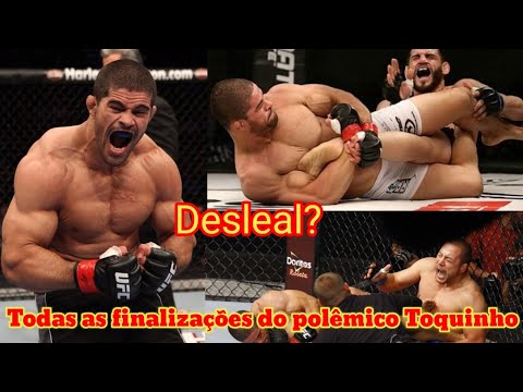 Psicopata dentro do octógono?? todas as finalizações de “toquinho” no MMA