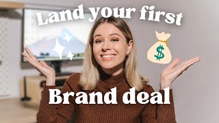 Here's How to Get Your First Brand Deal with Less Than 5000 Followers