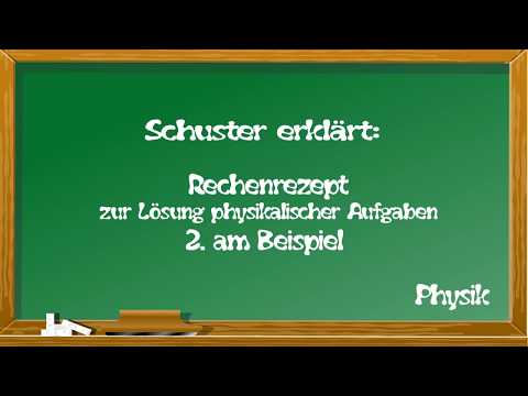 Formel auflösen- Rechenrezept erklärt am Beispiel "Dichte"