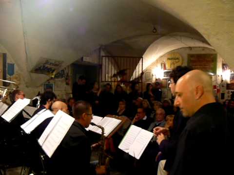 Live 1 Bidibop Big Band Andrea Ferrario con Teo Ciavarella in cantina DrDixie a Bo by MVaccari