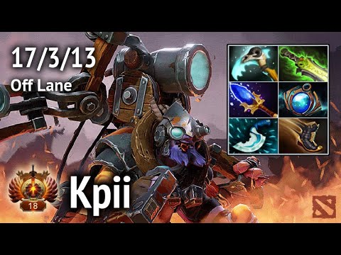 Tinker Kpii.Mineski Off Lane. Full game. Dota 2