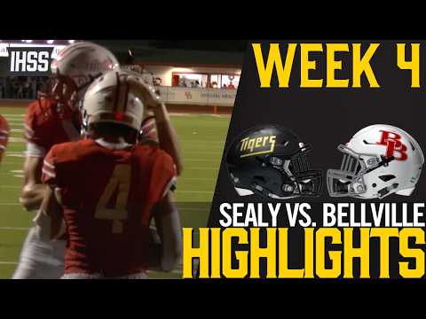 Bellville Dominates 86th Meeting vs. Sealy 34-14 to Stay Unbeaten