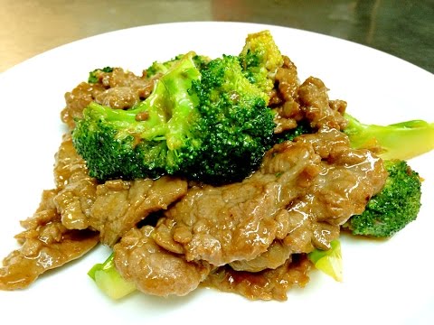 Chinese Beef and Broccoli Stir Fry Recipe 芥蘭牛 by CiCi Li