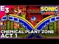 SONIC MANIA: Chemical Plant Zone, Act 1 GAMEPLAY — Polygon @ E3 2017