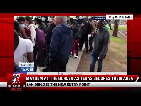Watch: Mayhem At The Border As Texas Secures Their Area