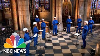 Christmas Concert Held Inside Paris’ Burned Notre Dame Cathedral | NBC News NOW