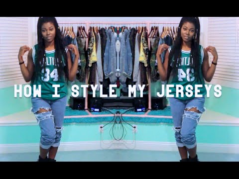 how to wear your basketball jersey when its too big｜TikTok Search