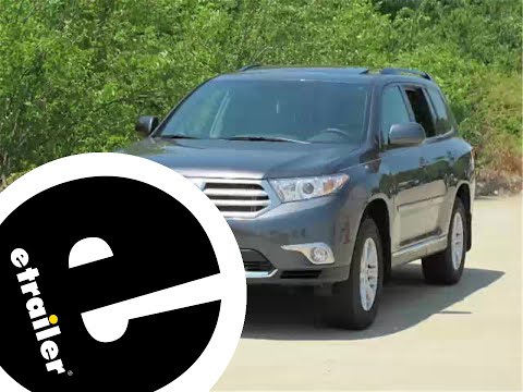 etrailer | DIY 2012 Toyota Highlander Installation for the Curt Trailer Hitch Receiver