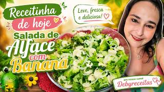 SALADA DE ALFACE COM BANANA - MAIS MOLHO TRADICIONAL PARA TODO TIPO DE SALADA