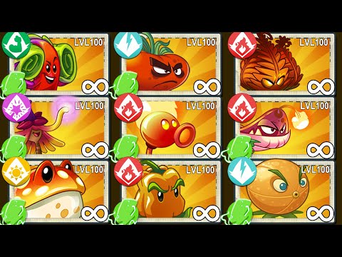 All Best Red & Orange Plants In PVZ 2 - Plants Vs Zombies 2 Tournament