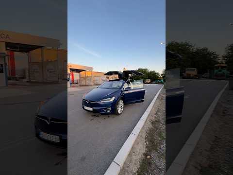 Da li ću prvi put sa Teslom doći kod Goldenita na rođendan? 😎 #goldenito #rođendan #tesla