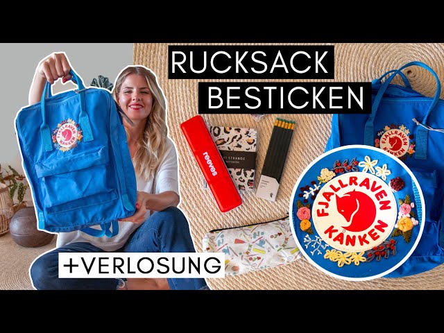 Fjällräven Rucksack besticken – Upcycling DIY