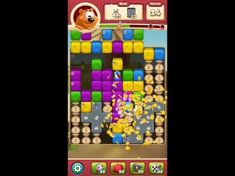 Toon Blast Level 7855 - NO BOOSTERS 🐻🐺🐱 | SKILLGAMING ✔️