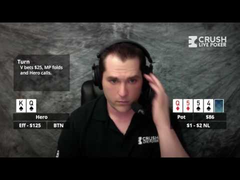 Poker Strategy:  Top Two Pair vs Overbet Shove