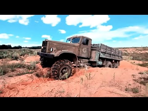 Legendary military trucks KRAZ URAL STAR MERCEDES-BENZ PARGA off road