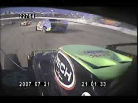 Tony "The Hitman" Steiner in a DIRT Modified