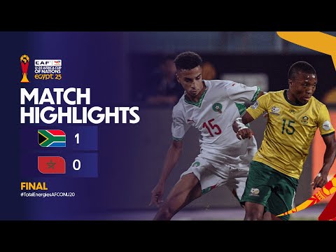 South Africa 1-0 Morocco l TotalEnergies AFCON U-20 l Final