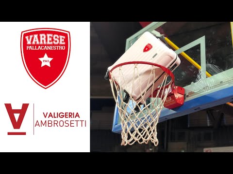 I giocatori della Pallacanestro Varese si allenano con... un trolley!