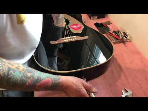 Acoustic Guitar Input Jack Adjustment