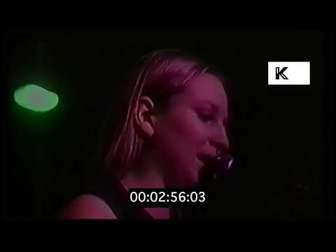 1990s Sia Furler Singing, Crisp Band | Premium