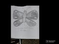 Butterfly🦋/pencil shading/easy & cute drawings/Ajola/Ajos World