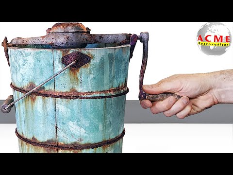 90 Year Old Ice Cream Maker Restoration