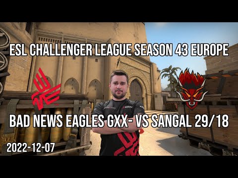 CSGO POV: Bad News Eagles gxx- vs Sangal (29/18) @ mirage (2022-12-07)