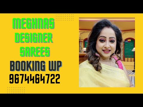 Meghnas Designer Sarees 💝 DT.28/08/23 💝 COD All India 💝 For Booking WP Us 9674464722/9831475561